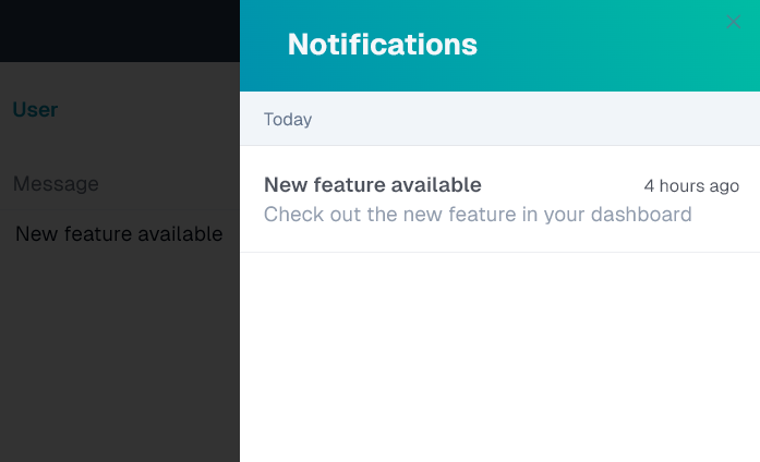 notification ui